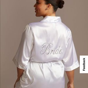 Bride Robe white. Only worn 3 hours on wedding day